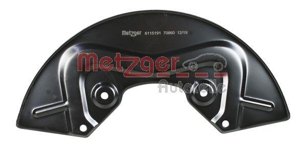 Déflecteur, disque de frein METZGER ref. 6115191